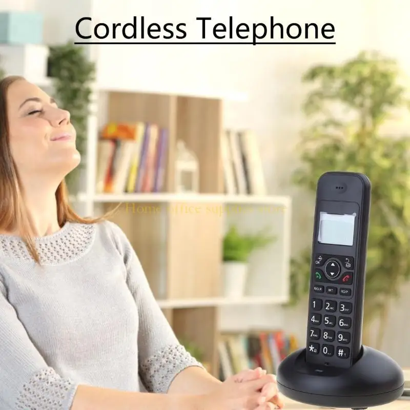 K43B Wireless Telephone Landline Phone with Caller Display and Memory for Home and Office School Use D1006