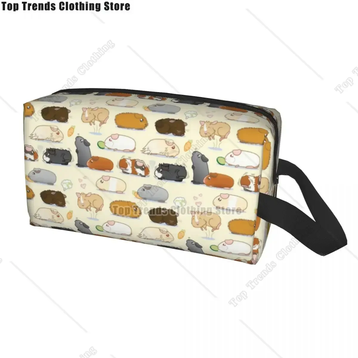 

Fashion Guinea Pig Parade Makeup Bag for Women Travel Cosmetic Organizer Fashion Animal Storage Toiletry Bags