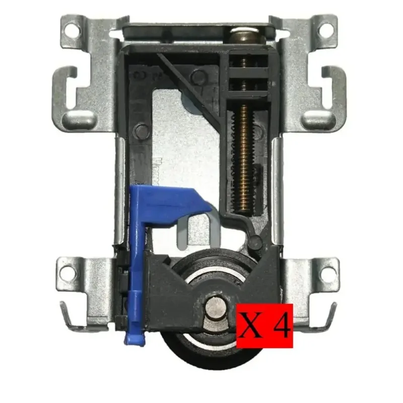 4pcs Upgrade Sliding Door Bottom Roller for Wooden Slide Door Lower Wheel Runner