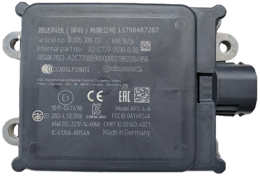 Range Radar Sensor 77 GHz Multi-target radar ARS408 Microwave vehicle distance loop detector for car for highway