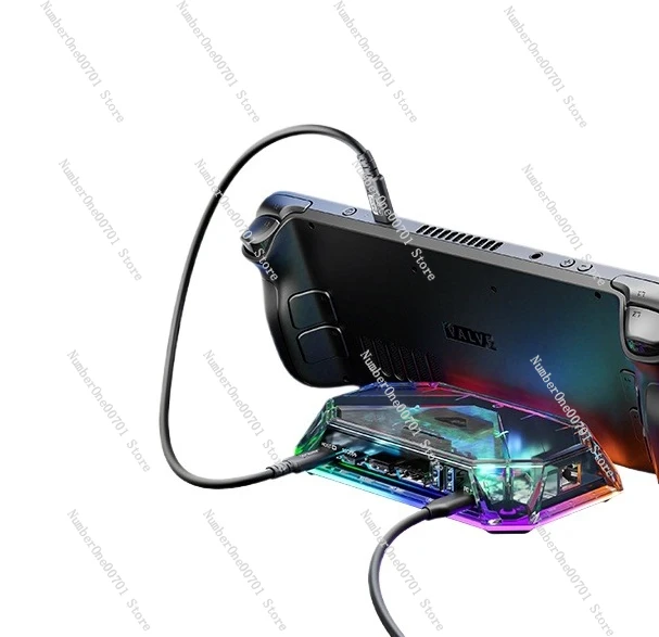 

Suitable for steamdeck rogally docking station x legiongo accessories typec base hub base oled handheld