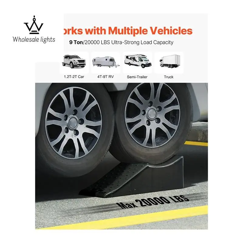 Car Ramp Low Profile Car Service Ramp 20000 Lbs/10 Ton Loading Capacity 5.5