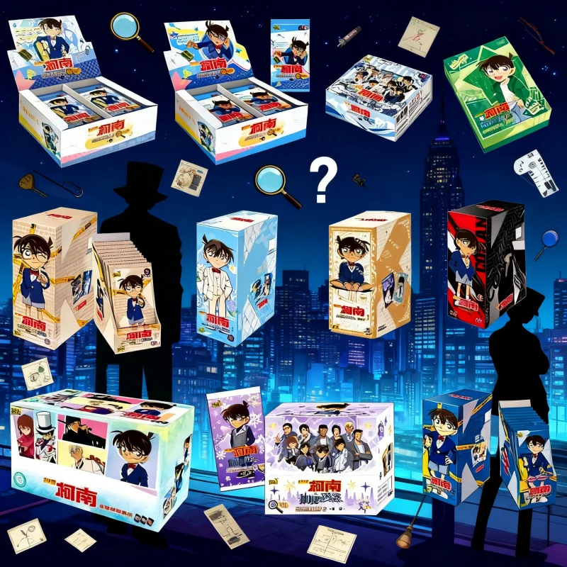 KAYOU nueva tarjeta de Detective Conan viaje aventuroso Pursue la verdad tarjeta de estampado en caliente avanzada tarjeta de colección de personajes de Anime
