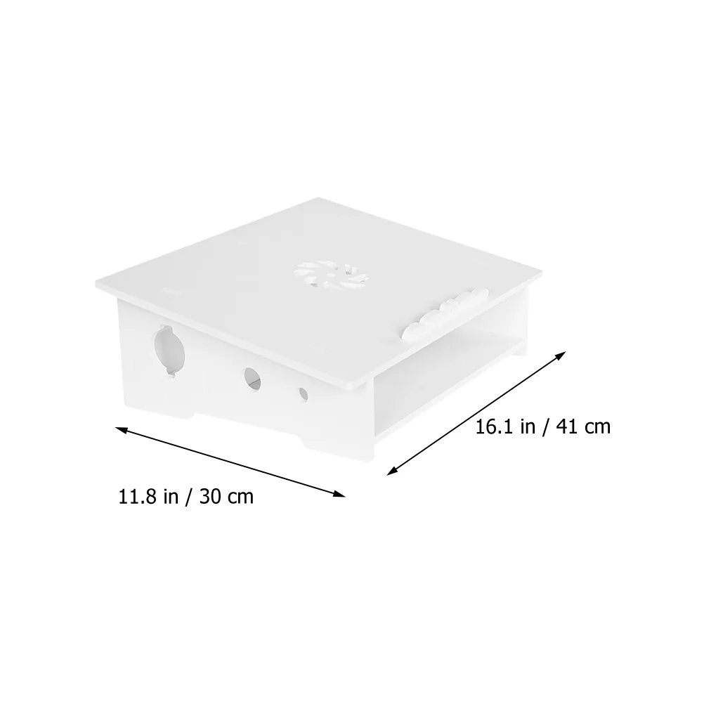 1Pcs Laptop Erhöhten Rack Kühlung Computer Stehen Weiß Tragbare Stabile Halter Display Lagerung Rack Büro Laptop Kühlung Unterstützung