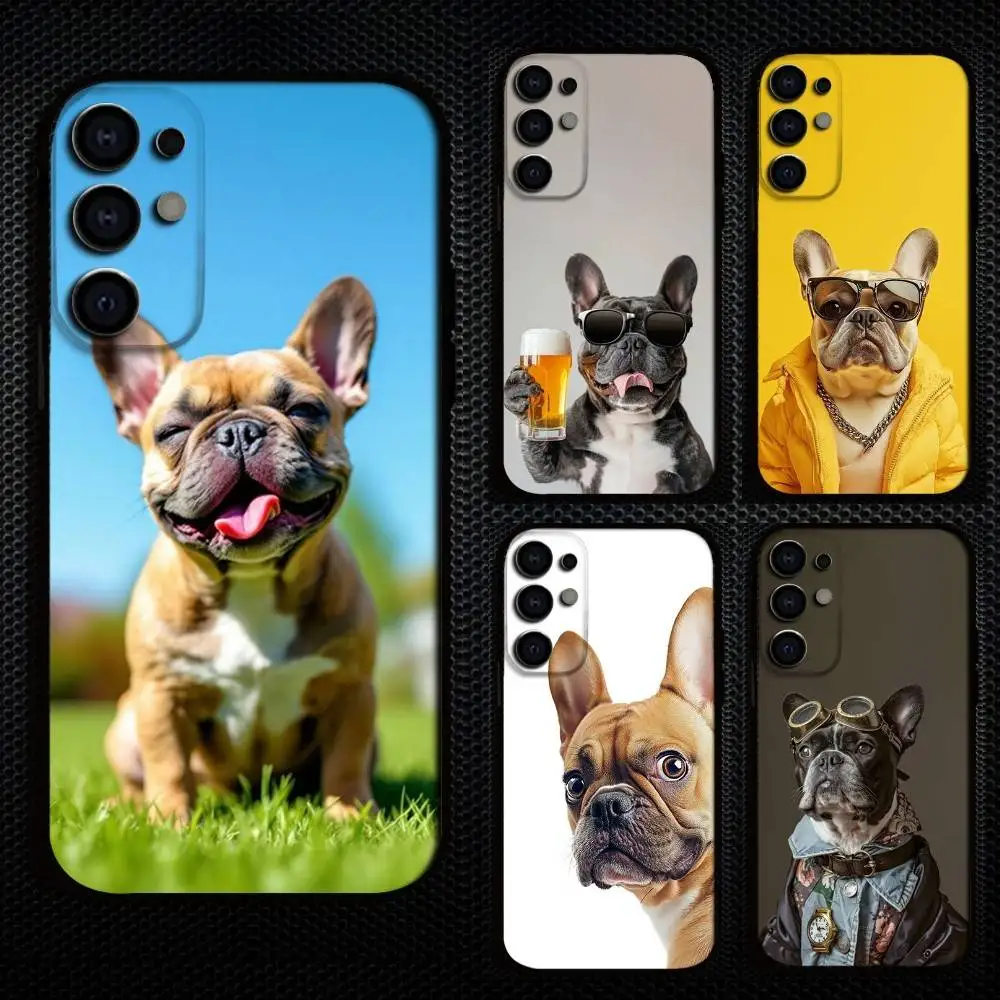

Funny Little Dog Expressions Phone Case For Samsung S25,S24,S21,S22,S23,S30,Ultra,S20,Plus,Fe,Lite,Note,10,9,5G Black Cover