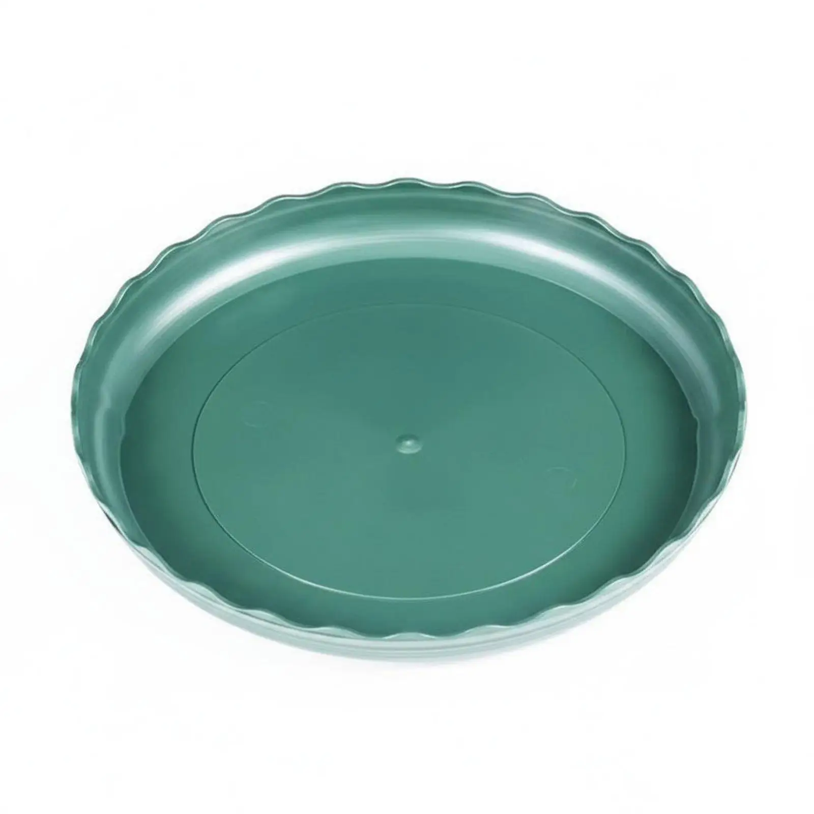 Industrial Tray for Plants with Deep Raised Edge Design for Collecting Excess Water from Large Flower Pots