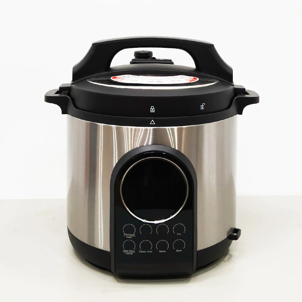 Household Electric Pressure Cooker 6L Smart Touch Screen Panel One-key Exhaust All-plastic Anti-scald