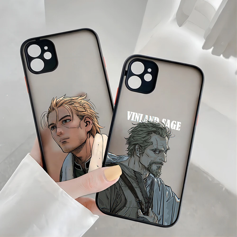 Manga Vinland Saga Phone Case For iPhone 15 14 13 12 11 Mini Pro Max X XR XSMax 7 8 Plus Matte Transparent Back Cover