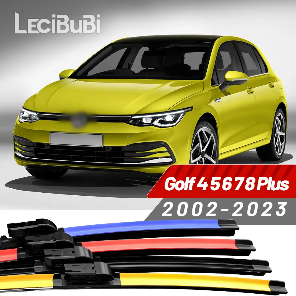 2 stücke Für VW Golf 4 5 6 7 8 Plus MK4 MK5 MK6 MK7 MK8 2002-2023 2017 2018 2019 Frontscheibe Wischer Klingen Scheibenwischer