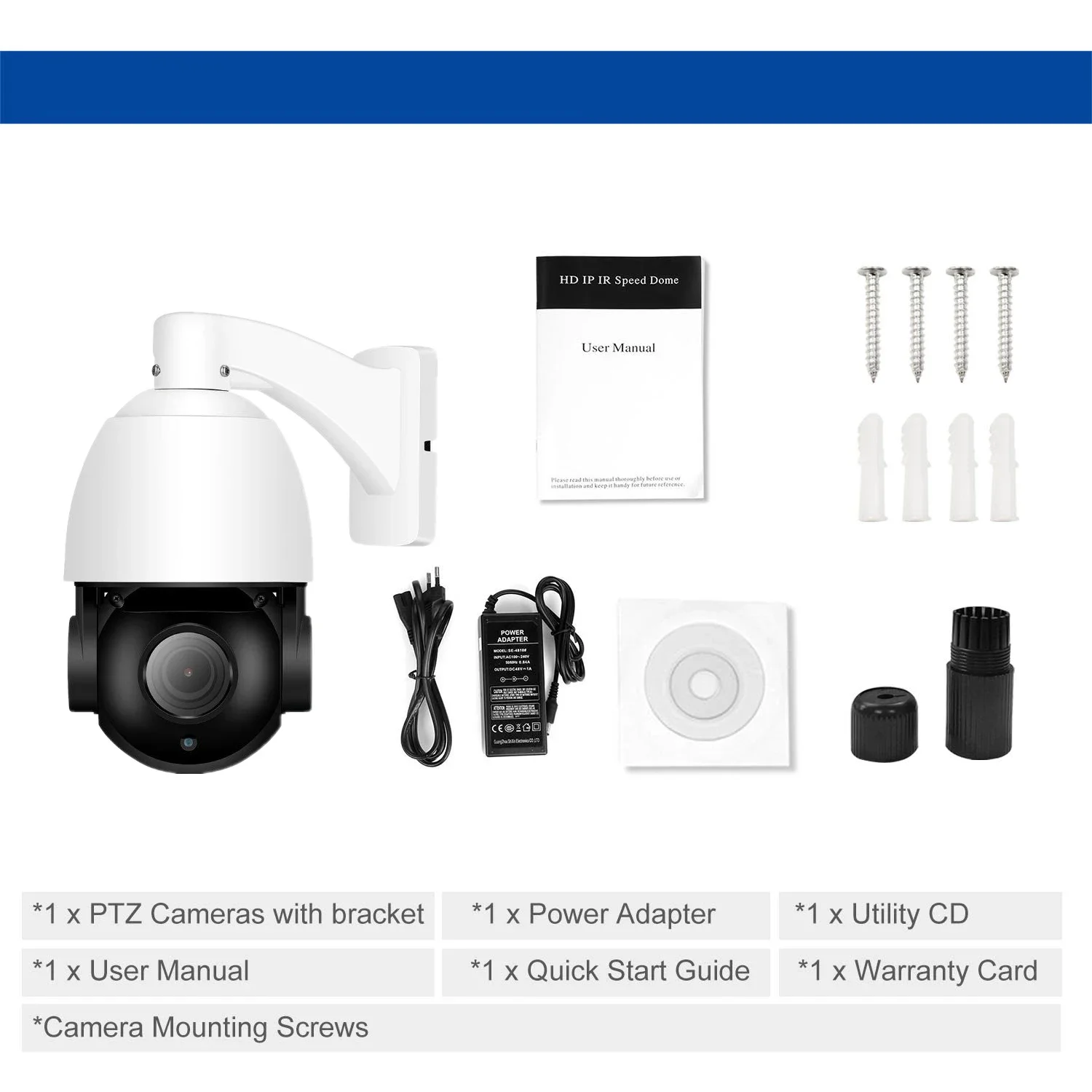 8MP IP PTZ Mini 4,5" câmera IP Speed Dome 20X ZOOM PTZ com POE com MIC