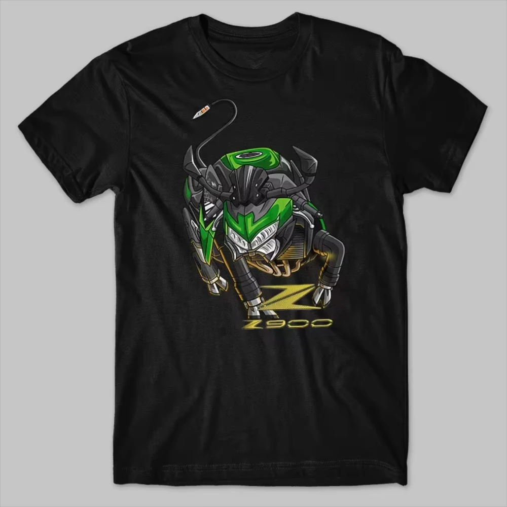 

2025-26 Summer New Cotton Loose Men's and Women's Motorcycle Short-sleeved Fashion Trend Summer Short-sleeved Top High quality T