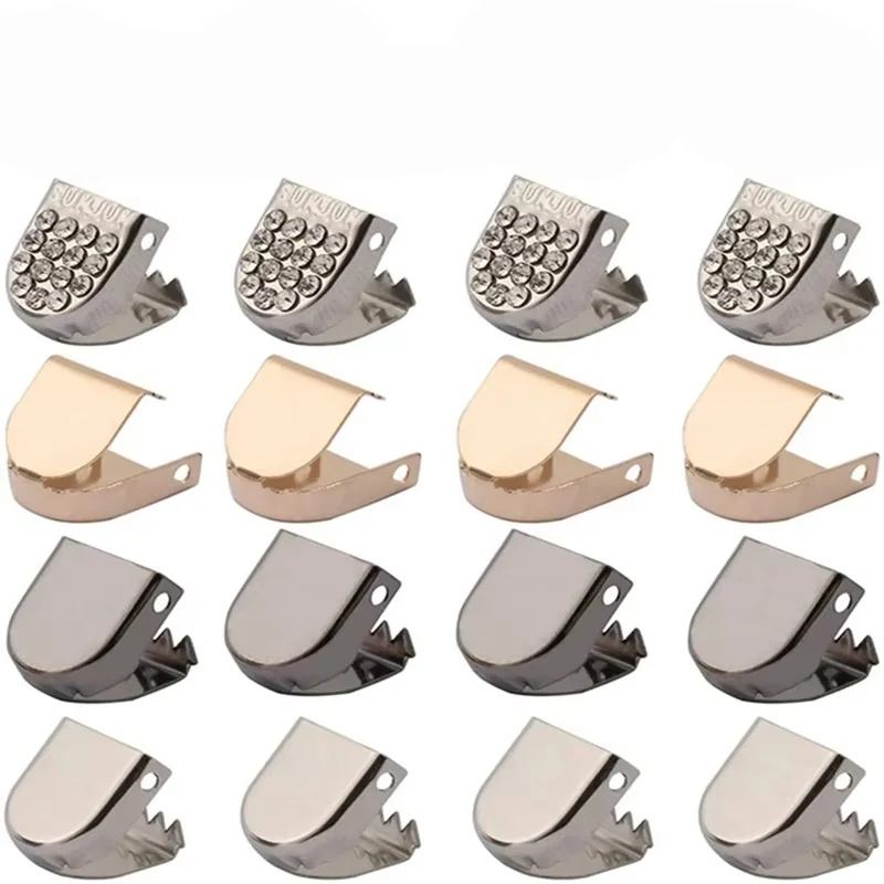 Push Button Shoelace Buckle Diamond Metal Push Button Shoes Lock Buckle for Flats Shoelace Lock DIY Sneaker Lock 4pcs/set