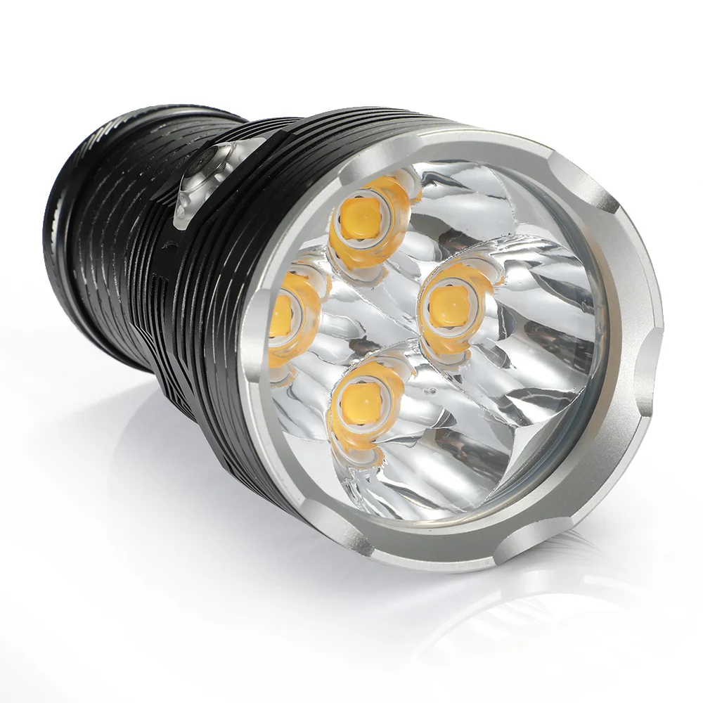 Imagem -05 - Impermeável Led Mergulho Lanterna com Alça Luz Led Subaquática Deep Sea Dive Fish Catching Fill Fotografia Tocha x Xhp70 100m