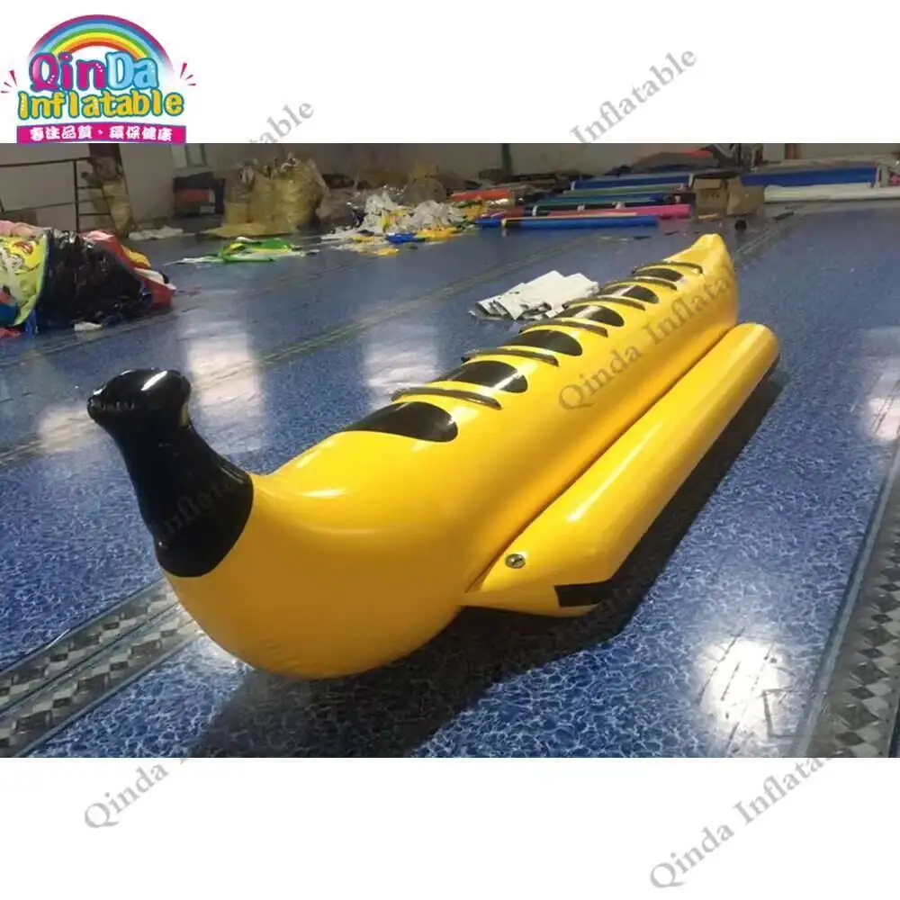 Persons Water Banana Boat Inflatable Flying Fish Banana Boat For Water Park Equipment