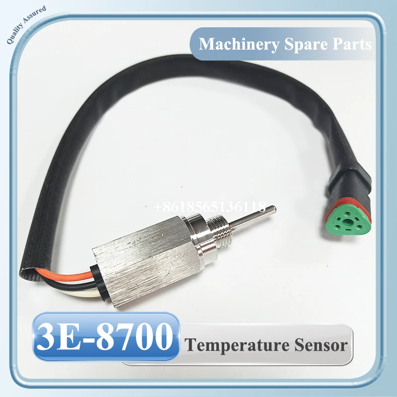 3E-8700 3E8700 Coolant Temperature Sensor for 3116 3126 3306 Engine 120H 140H 160H 980C Excavator Construction Machinery Parts