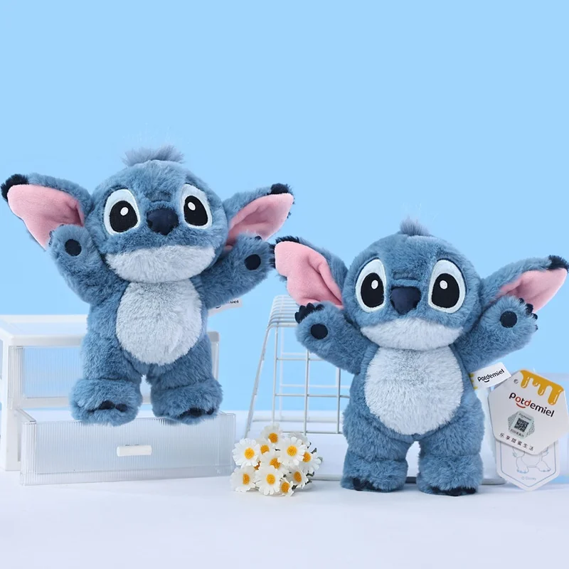 19cm Genuine Disney Stitch Stuffed Plush Dolls Anime Plush Baby Toys Pendant Toys Kawaii Birthday Christmas Gift For Kids
