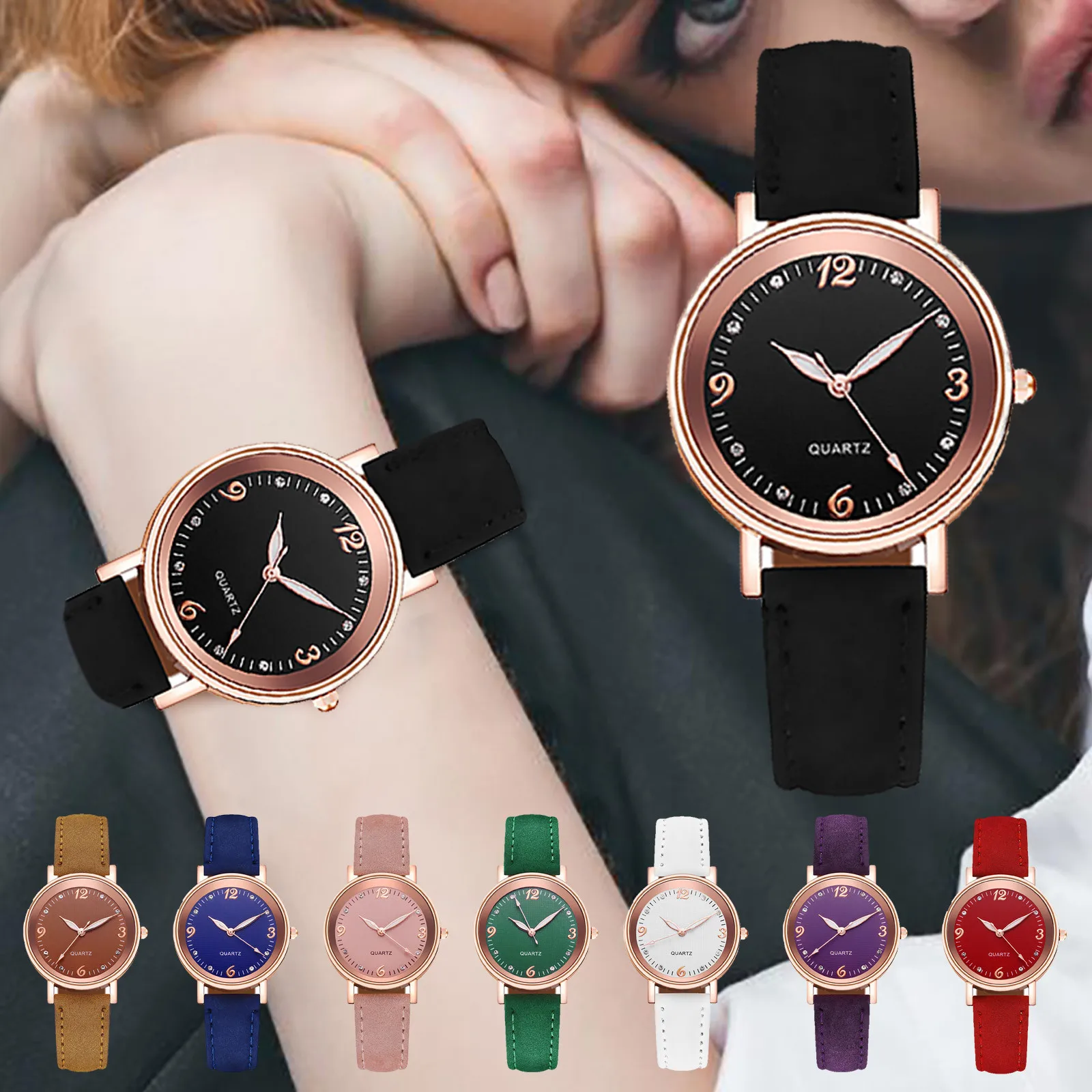 Women\'s Watches Brand Sport Style Fashion Ladies Watch Leather Watch Women Girls Female Quartz Wristwatches Relogio Feminino