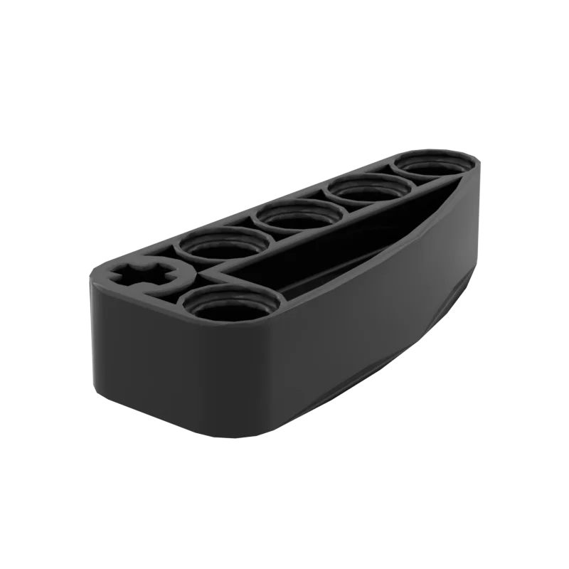 80286 Modified L-Shape Quarter Ellipse Thick 2 x 5 Bricks Collections Modular GBC Toys For Technical MOC DIY Buildings Blocks