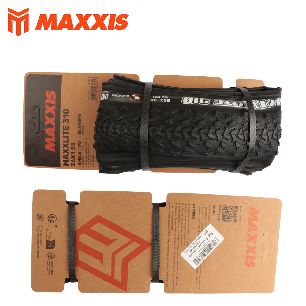 MAXXIS MAXXLITE M310 26x1.95/M324 29x2.0/M340 27.5x1.95 Mountain Bike Tires Race Grade Ultra Lightweight Mountain Bicycle Tires