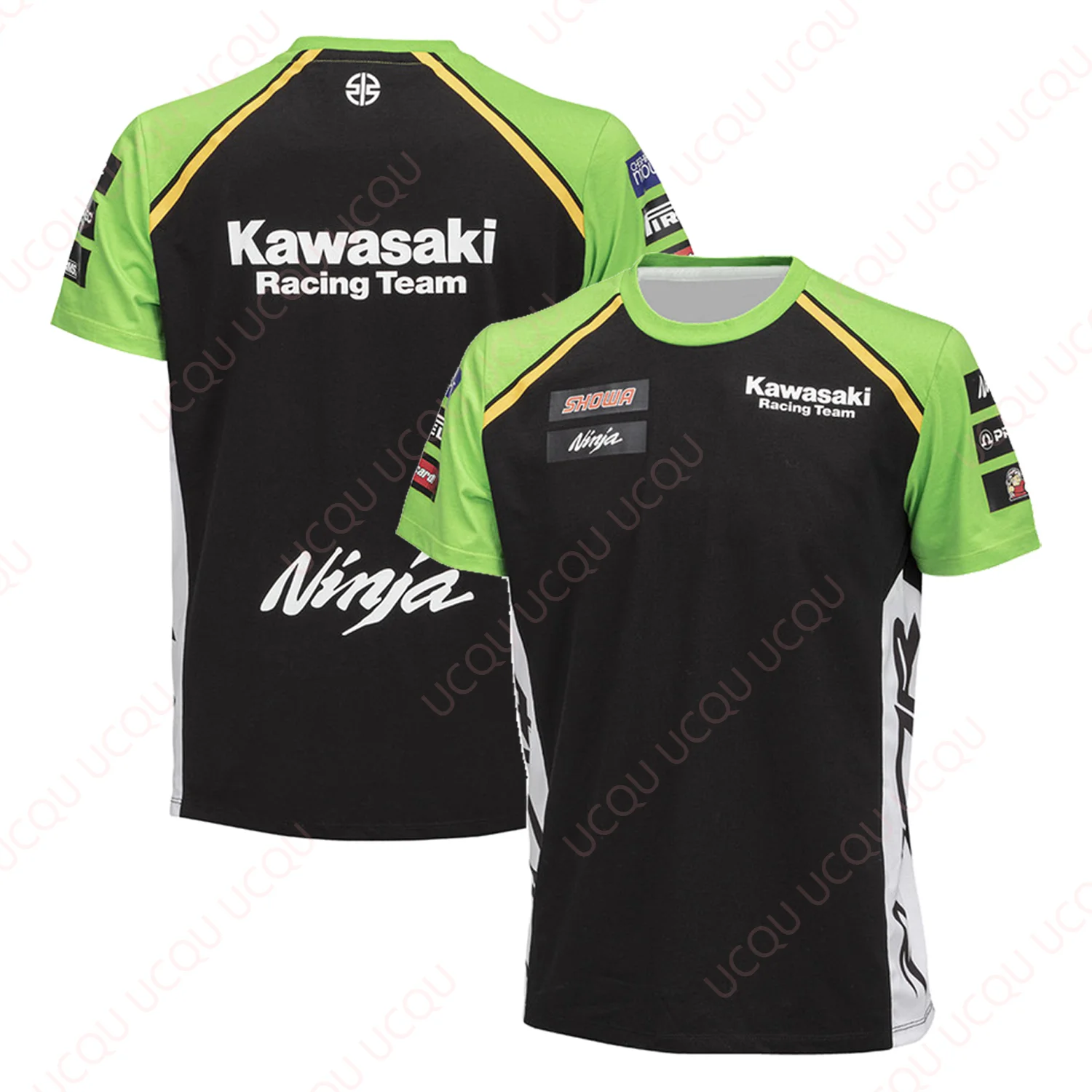 Camiseta KRT Kawasaki para exteriores, camiseta clásica de verano para adultos, camiseta holgada para ejercicio y motocicleta, novedad de 2024