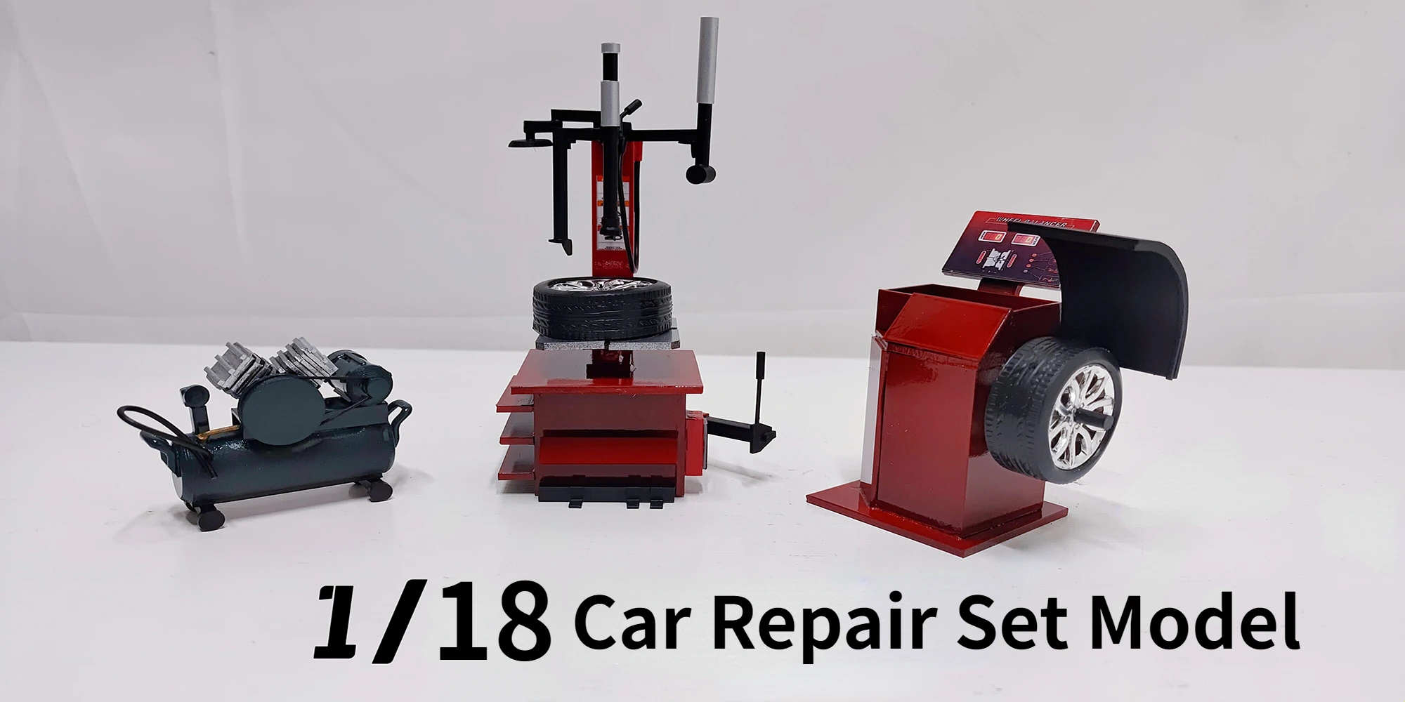 

1/18 1/24 Scale Diorama Model Car Garage Workshop Repair Maintenance Tool Set Display Prop Scene Model Toy Gifts