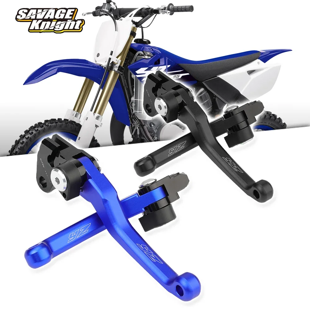 

For YAMAHA YZ65 YZ85 Brake Clutch Levers Motorcycle YZ80 YZ 65 80 85 2021 2022 Adjustable Folding Extendable Handlebar With LOGO