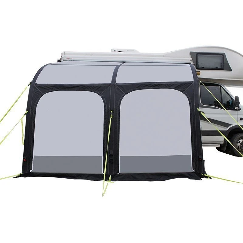 External canopy awning on the side, outdoor camping rainproof thickened quick-opening inflatable tent