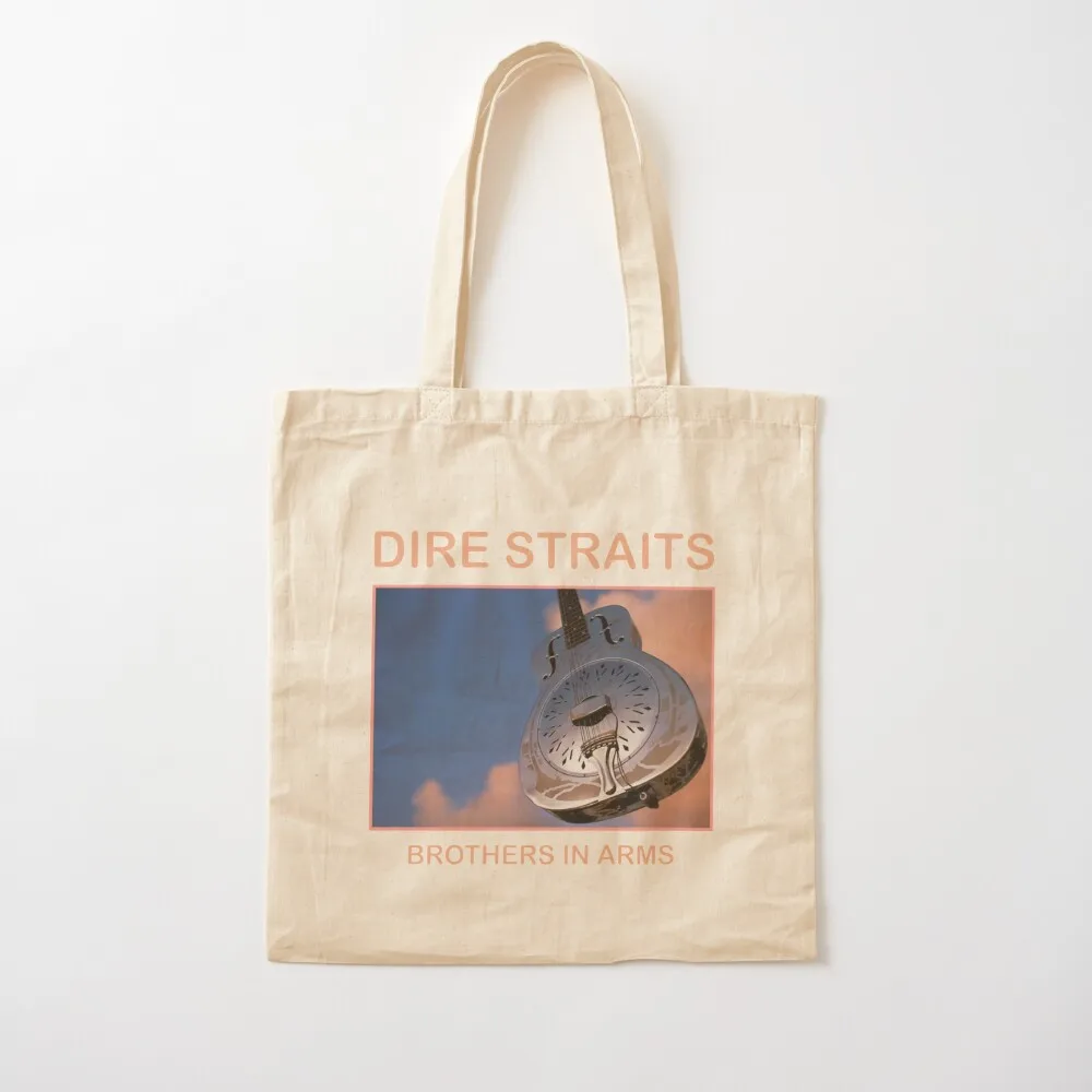 

Dire Straits Tote Bag Women's shopping bag supermarket folding bag canvas tote shopper women canvas