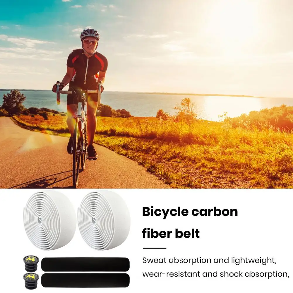 

Bike Handlebar Strap 1 Set Wear-resistant Buffering Thickened Mountain Bike Handle Wrap Bicycle Accessories