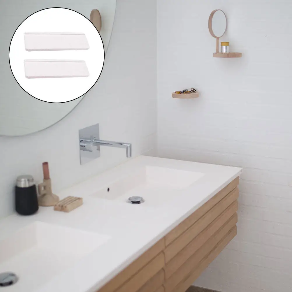 2Pcs Diatom Wash Pads Bathroom Absorbent Quick-Drying Non-Slip Mats Mouthwash Cup Soap Toothbrush Holder Multi-Functional