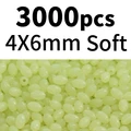 4x6mm 3000 piezas blancas