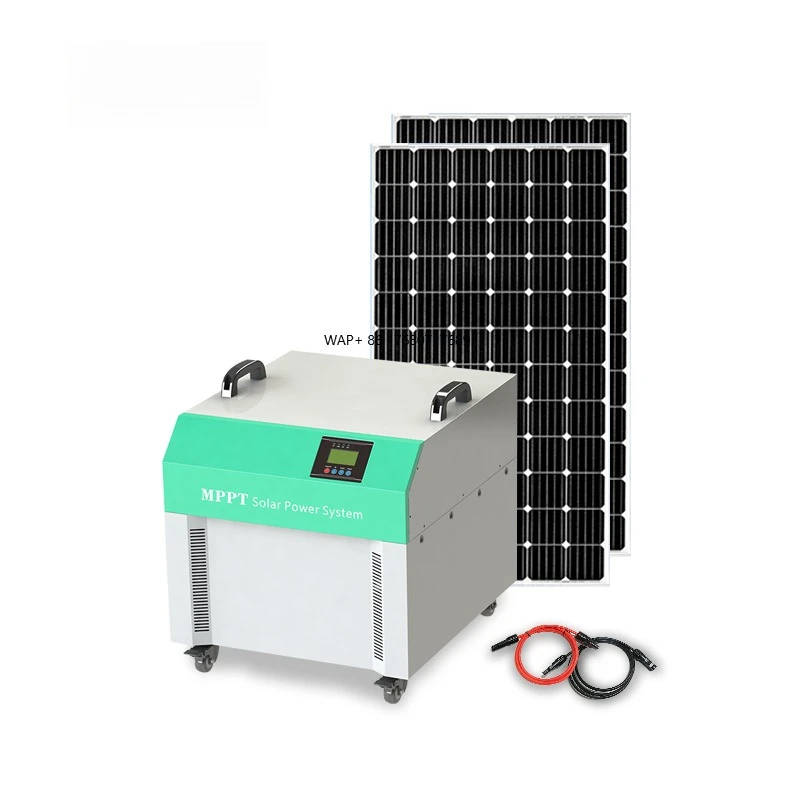 2kw All in One Inverter Generator with Panel Alternative to Renewable Energy Off-Grid Portable 2000 Watt Solar Generator