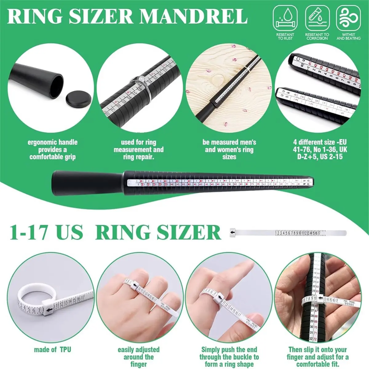 NEW 14Pcs Jewelry Making Tool Set Contains Flat Nose Jewelry Pliers, V-Slot Bench Pin Clamp, Mallet Hammer, Gauge Sizers