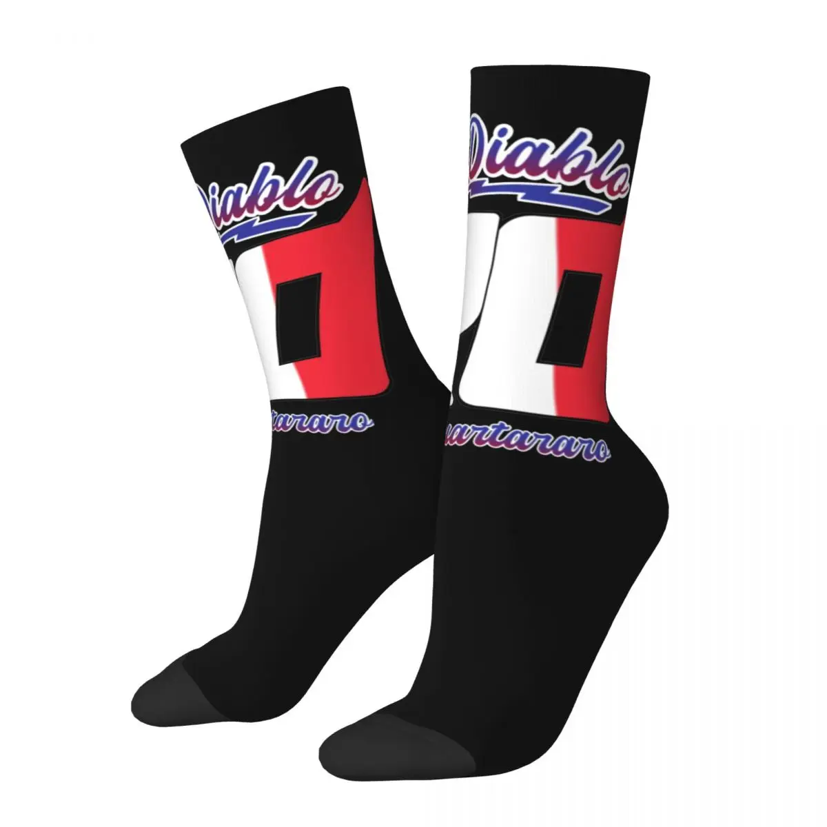 Fabio Quartararo Product Socks Non-slip Retro Logo Sport Middle Tube Socks Warm for Unisex Little Small Gifts