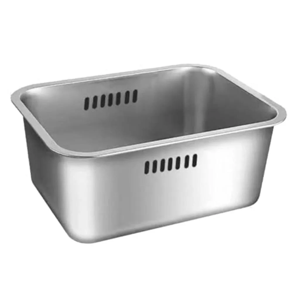 

1PC Purpose Bowl 35x26x15cm 10-liter Sink Large Stainless Steel Multi-Purpose Bowls For Kitchen Cooking Camping Bowl Sets