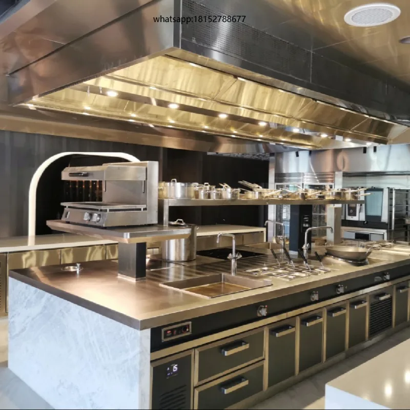 Premium Stainless Steel Commercial Cooking Equipment Versatile Fast Heating Design with Modern Compact Space-Saving Features