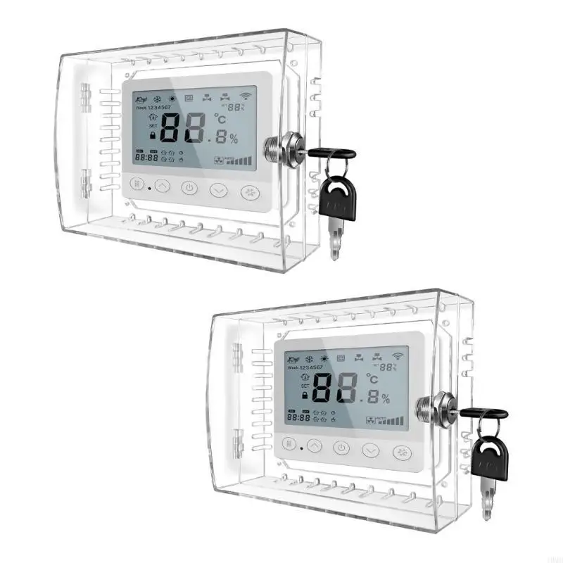 

Ящик с замком термостата с набором ключей, прозрачная крышка для настенного монтажа JOMD