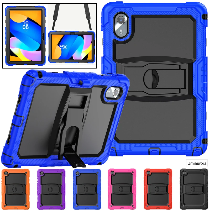 For Xiaomi Redmi Pad 2 Pad2 11 inch Heavy Duty Rugged Tablet Case Stand Strap Shockproof Silicon PC Hybrid Armor Cover Funda