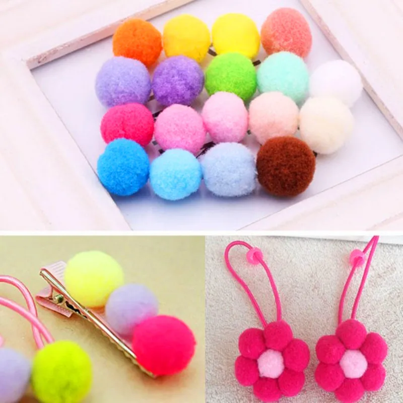 200 sztuk miękkie pompony Pom Pom Early Learning kreatywny Handmade Craft Scrapbooking DIY akcesoria do szycia lalki dekoracji wnętrz