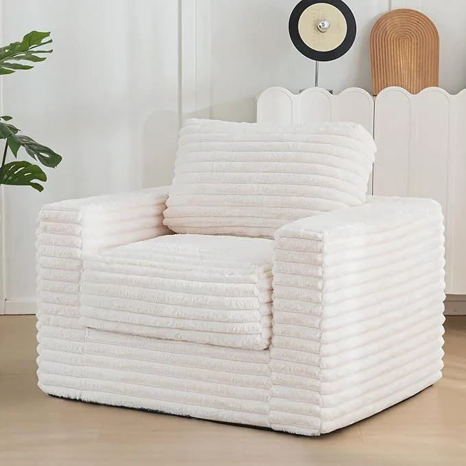 Compression vacuum roll bag sofa sponge fully dismantled and washed integrated molding modern simple leisure lazy sofa