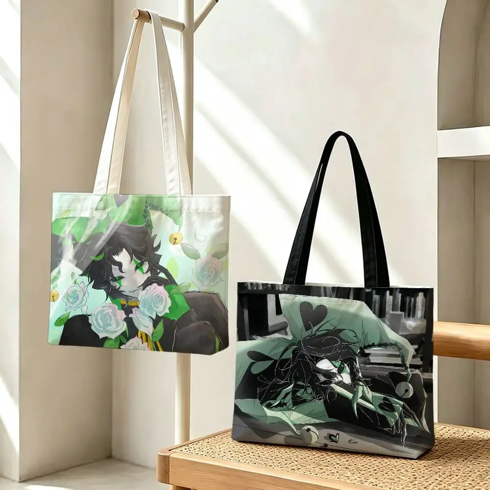 T-The F-Freak C-Circus H-Harlequin Storage Bags Double-Sided Print Large Tote Bag Durable Beach Picnic Foldable Gift Eco