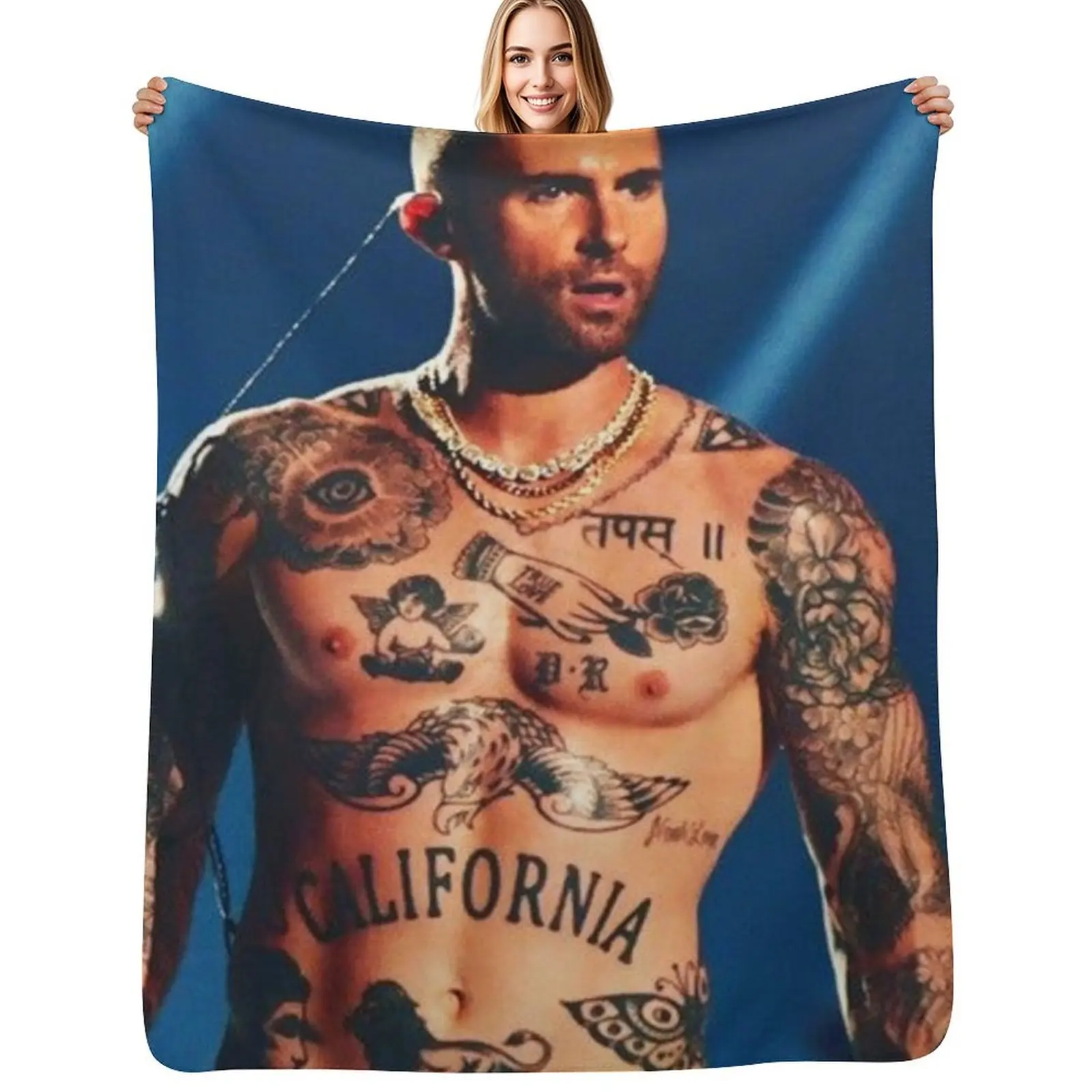

adam levine Throw Blanket Nap Luxury Designer Luxury Throw Beautifuls Blanket