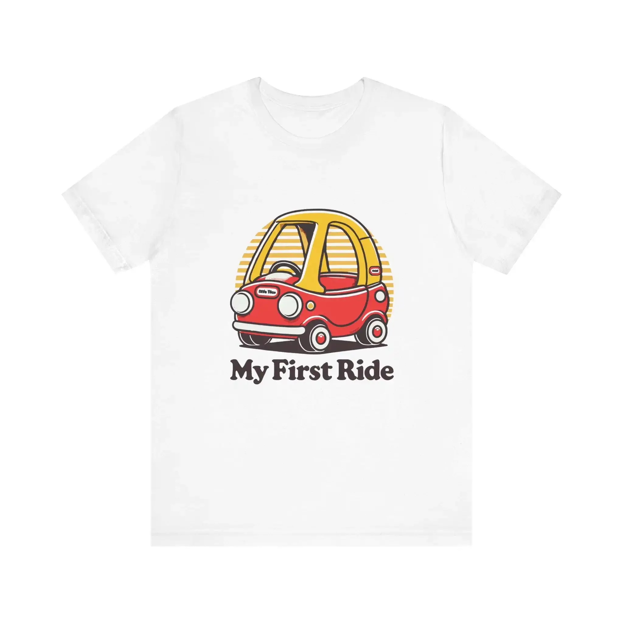 Camiseta My First Ride de Little Tikes, divertida, Cozy Coupe, juguete retro, nostalgia