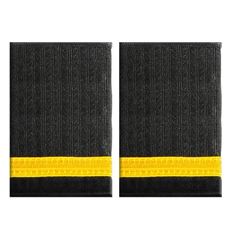 

Uniform Epaulet Shoulder Board Captain Epaulets for Aviation Party Gathering Roleplay Shoulder Board