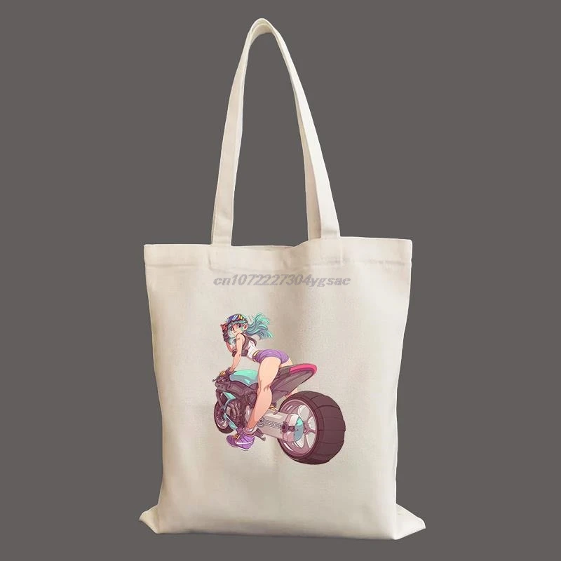 

Anime Hot Sexy Girl Japan Japanese Tote Bag women Harajuku shopper handbag girl Shoulder shopping bag Lady Canvas Bag