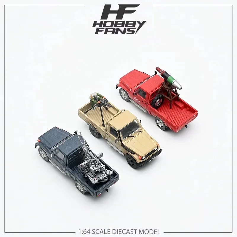 

HF 1:64 LC79 J70 WAR Armed Pickup Truck Toys Collection Miniature Toy HobbyFans Diecast Diorama Car Model Collection