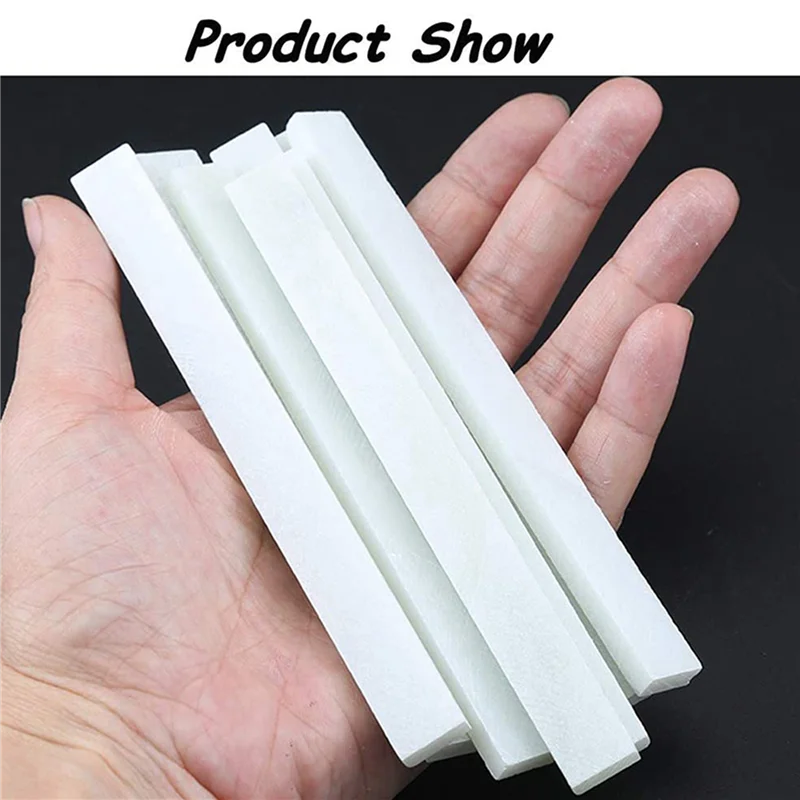 

A53Q-Flat White Soapstone Pens 60 Pack Soapstone Refills Professional Quality For Welders & Textile Marking Tools