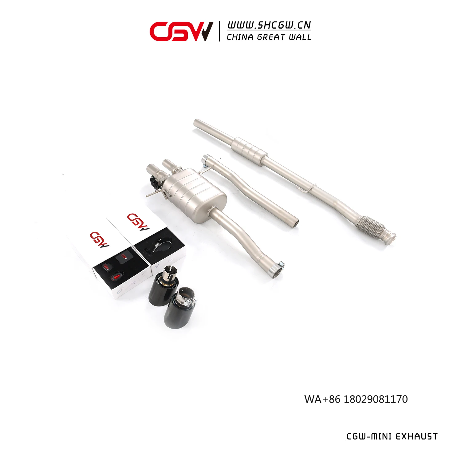 

China Manufacturer Performance Exhaust Catback System for Mini R56 MY 2006