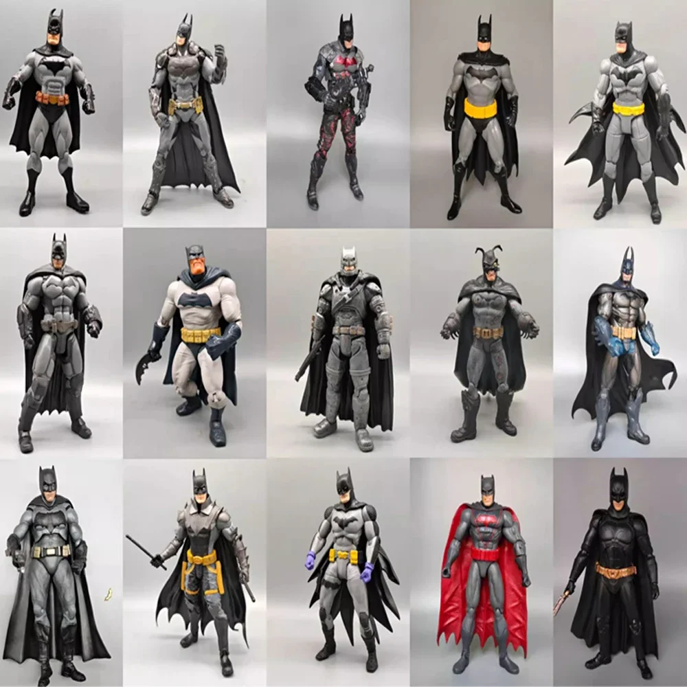 12 Types Batman 18cm Action Figure Doll Model Collection Doll Toys Model Toys Purple Iron Chain Batman Garage Kit