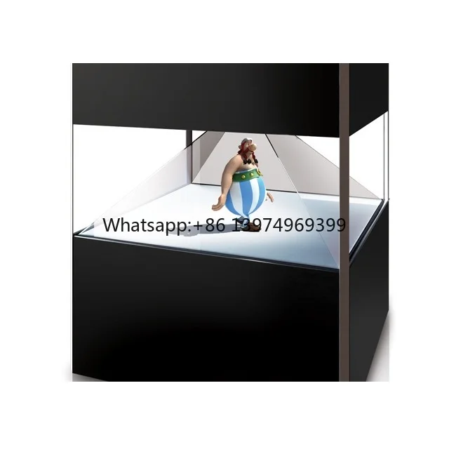 Electric Holographic Box Advertising Player Showcase Hologram Display
